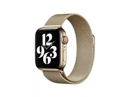 Ремінець для смарт-годинника OEM Apple Watch 38/40/41 мм (MTJL3) Milanese Loop золотистий - мініатюра 5
