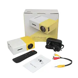 Проектор портативний мультимедійний RIAS YG300 Yellow (3sm_746563180) - мініатюра 2