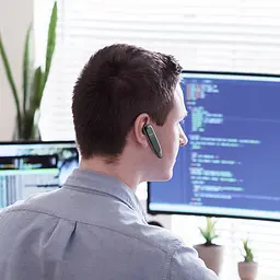 Bluetooth-гарнітура бездротова Hoco E60 чорна - мініатюра 5