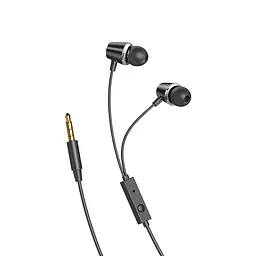 Провідні навушники Koni strong with mic KS-102, 3.5mm, 1.2m, black - мініатюра 2
