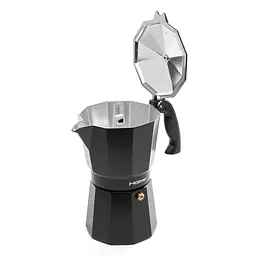 Гейзерна кавоварка Holmer CF-0450-B Black Moon 450 мл чорна (CF-0450-B Black Moon) - мініатюра 6