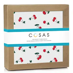 Пелюшка багаторазова Cosas непромокаюча Cherry Berry 100x120 см, червона