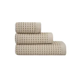 Рушник Lotus Home - Waffle bej бежевий 70x140 - мініатюра 5