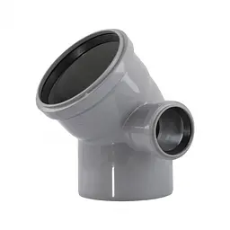 Коліно TA Sewage 2 пл 110x100х45 + 50х90 ° (праве) SD00051455 - мініатюра 1