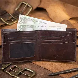 Горизонтальне портмоне Tony Perotti Italico 3685 moro (90451) Коричневе - мініатюра 2