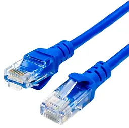 Патч-корд Atcom Cat.5e UTP RJ45 5m синій (9163) (о)