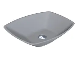Умивальник Miraggio Lex S mirastone gray Сірий 0000419 - мініатюра 2