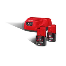 Енергокомплект Li-Ion MILWAUKEE, M12 NRG-302 (ЗУ С12, 2х3Аг B3) - мініатюра 4