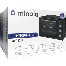Електрична піч Minola Foet 3714 UA жовта - мініатюра 13