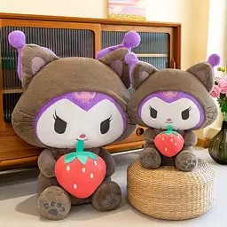 М'яка іграшка велика куромі плюшева з аніме з полуничкою 50 см Hello Kitty det0018863 - мініатюра 4
