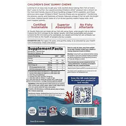 Риб'ячий жир для дітей Nordic Naturals Children's DHA Gummies 600 мг 30 жувальних цукерок тропічний пунш (NOR-01709) - мініатюра 2