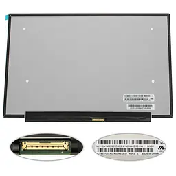 Матриця 14.0 M140NWHE R0 2240х1400, 40pineDP, IPS, LED, SLIM без планок та вушок, матова, роз'єм праворуч знизу для ноутбука