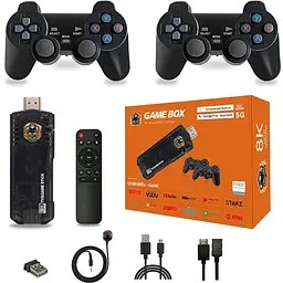 Ігрова приставка Game Stick + Android TV 8k Ultra HD 64gb Black - мініатюра 2