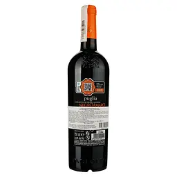 Вино Paololeo Orfeo Negroamaro Puglia IGT, червоне, сухе, 0,75 л - мініатюра 2