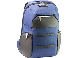 Рюкзак Optima поліестр синій 47x31x16см USB Anti-Theft арт.O96917-02