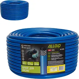 Шланг для кисню Alloid 9х15 мм 50 м синій (GH-67698) - мініатюра 6