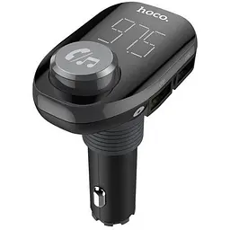 Автомобільний зарядний пристрій Hoco E45 Happy route 2.4 A with wireless FM transmitter чорний