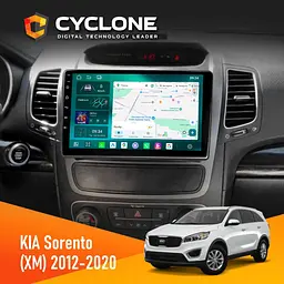 Штатна магнітола KIA Sorento 2012-2020 Cyclone C9-013 4x64 DSP 4G Cyclone (НФ-00007307)