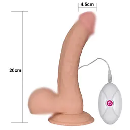 Вібратор на присоску 8.8 THE ULTRA SOFT DUDE VIBRATING Love Toy 66-LV1094 92538 - мініатюра 5