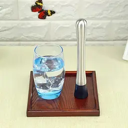 Мадлер товкушка пестик для коктейлів мохіто з нержавіючої сталі, Kitchen Master 87485 - мініатюра 5