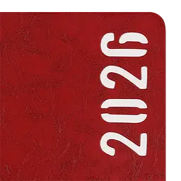 Щоденник датований Buromax Mind 2026 A5 штучна шкіра червоний (BM.21152-05) - мініатюра 4