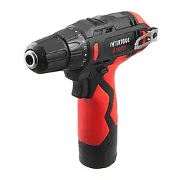 Шуруповерт акумуляторний INTERTOOL WT-0310, 12 В, Li-Ion, 2 швидкості, патрон 0.8–10 мм - мініатюра 6