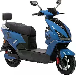 Електроскутер Двомісний Crosser CR23 (2500W, 72V/23Ah) Синій - мініатюра 3