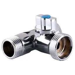 Кран кульовий для пральної машини Solomon 1/2″х3/4″х1/2″ A7053 000001105 - мініатюра 4