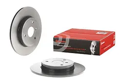 Диск тормозной передний невентилированный Smart Cabriolet 98-25г Brembo ( 08.8163.21 )