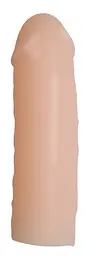 Насадка на пеніс Nature Skin Penis Sleeve 15.5 см тілесний - мініатюра 2
