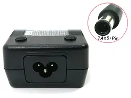 Блок живлення для HP Compaq nx6130, nx6315, nx6320, nx6325, nx7300, nx7400, nx8420 (19V 7.1A 135W (7.4x5.0+Pin)) - мініатюра 2