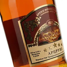 Бренді Proshyan Арцруні 5 років 40% 0.25 л - мініатюра 3