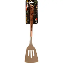 Лопатка з отворами GT-5903 WOOD, нейлон Gusto