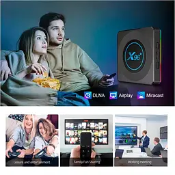 Android 11 приставка плеєр 4K Amlogic TV BOX X96x4 AIR 4/32 ГБ - мініатюра 6