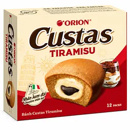 Кекси Orion Custas Tiramisu з кремовою начинкою 281.4 г
