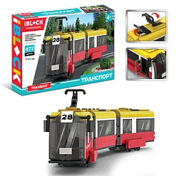 Конструктор Трамвай 3-секційний 472 деталі PL-921-381