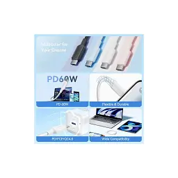 Дата кабель USB-C to USB-C 1.0m 3A black Vention (TRCBF) - мініатюра 4