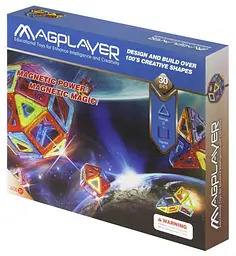 Конструктор магнітний Magplayer, 30 елементів (MPA-30) - мініатюра 2