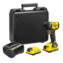 Шурупокрут Stanley FatMax акумуляторний ударний безщітковий (SFMCF820D2K-QW) - мініатюра 2