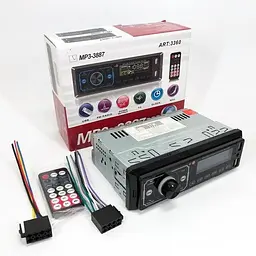 Автомагнітола MP3 3887 ISO 1DIN з LED екраном - мініатюра 6
