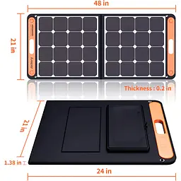 Портативна сонячна панель Jackery SolarSaga 100W [74697] - мініатюра 5
