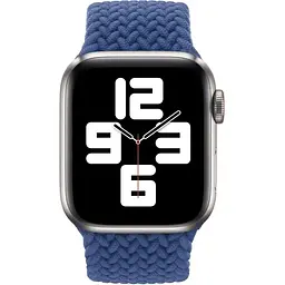 Ремінець Braided Solo Loop Band для Apple Watch 42/44/45/49mm Atlantic Blue Size 8 160mm [128548] - мініатюра 2