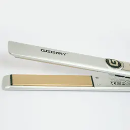 Випрямляч для волосся Geemy GM-416 сріблястий, утюжок з керамічним покриттям і терморегулятором - мініатюра 8