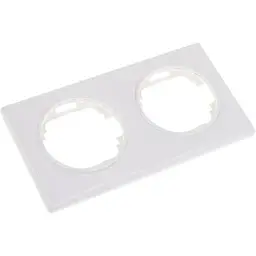 Рамка Brille подвійна біла WB-2F Wh
