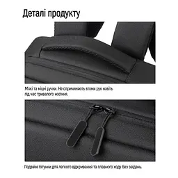 Рюкзак для ноутбука ColorWay Practical 17.3" Black (CW-BPP173-BK) - мініатюра 4