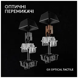 Клавіатура Logitech G Pro X 60 Lightspeed GX Tactile Wireless/Bluetooth UA Black (920-011911) - мініатюра 11