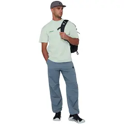 Футболка Mammut BaseRelaxed T-Shirt Glacier XL silversage - мініатюра 6