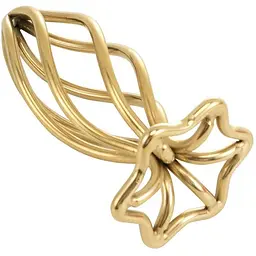 Анальна пробка Lockink Sevanda Hollow Spiral Golden Metal M - мініатюра 5