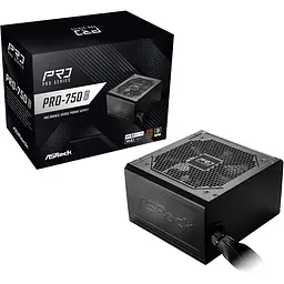 Блок живлення AsRock PRO PRO-750B 750W 80+ Bronze (PRO-750B) - мініатюра 6