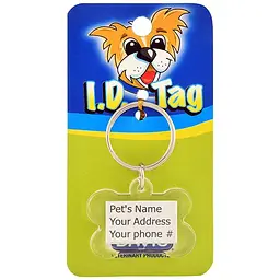 Брелок-адресник на нашийник для собак Davis Bone ID Tag, 1 шт